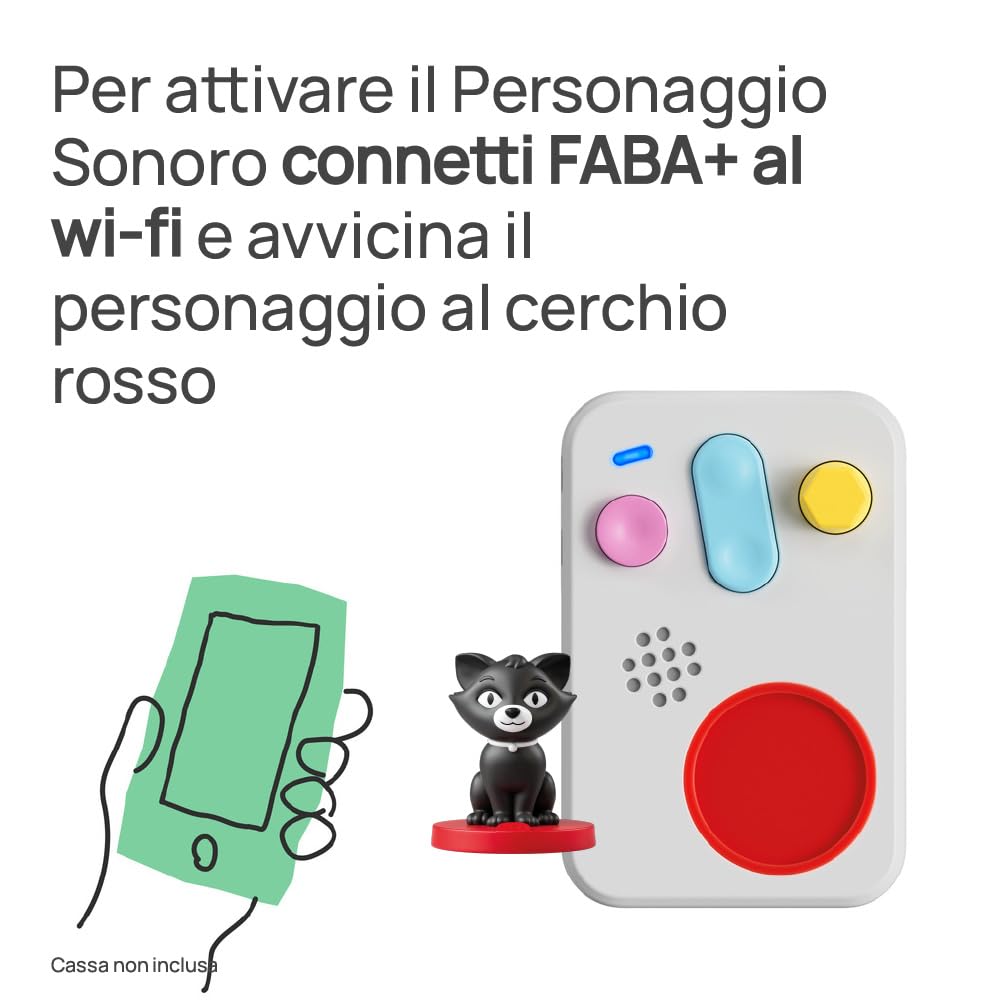 FABA Personaggio Sonoro Musica Maestro Giocattolo Educativo Versione Italiana Bambini 0+ anni