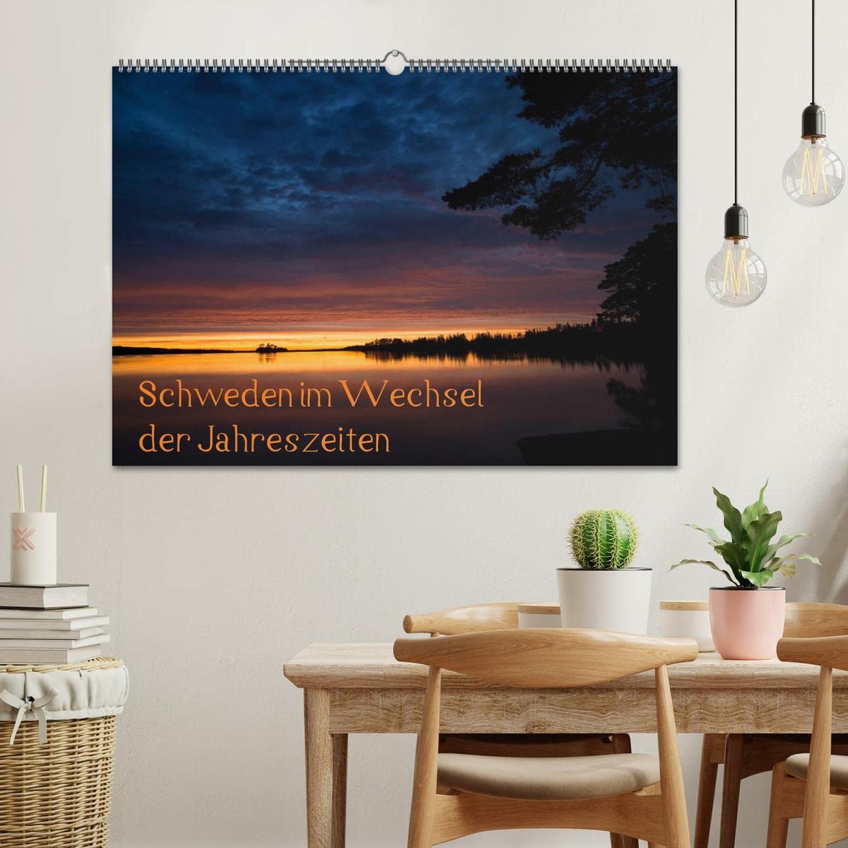 CALVENDO - Schweden im Wechsel der Jahreszeiten (Wandkalender 2027 DIN A2 quer), Monatskalender: Wunderschöne Stimmungen und Landschaften aus Schweden