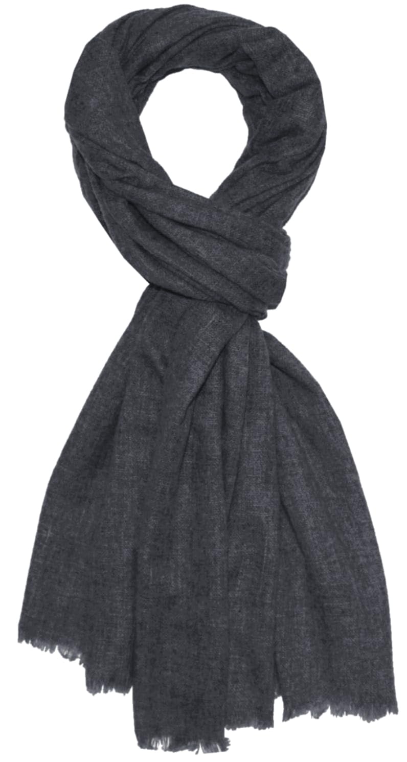 LORENZO CANA - Sciarpa Uomo in 100% Cashmere, Morbida e Leggera, Pashmina in Cashmere, Antracite 7869711
