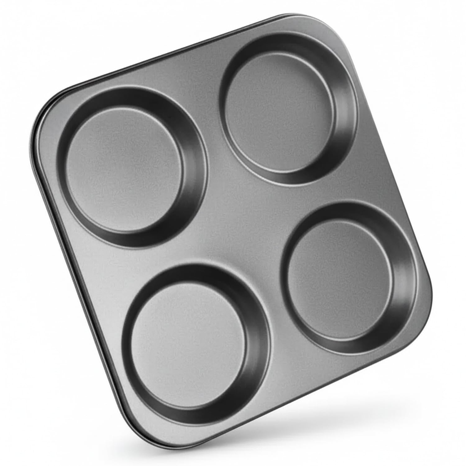 Besto Pack of 2 Yorkshire Pudding Tray (4 Cups) | Yorkshire Pudding Tins for Cup Cakes, Muffins, Pies & More | Non-Stick, Easy to Clean, BPA-Free & Oven Safe