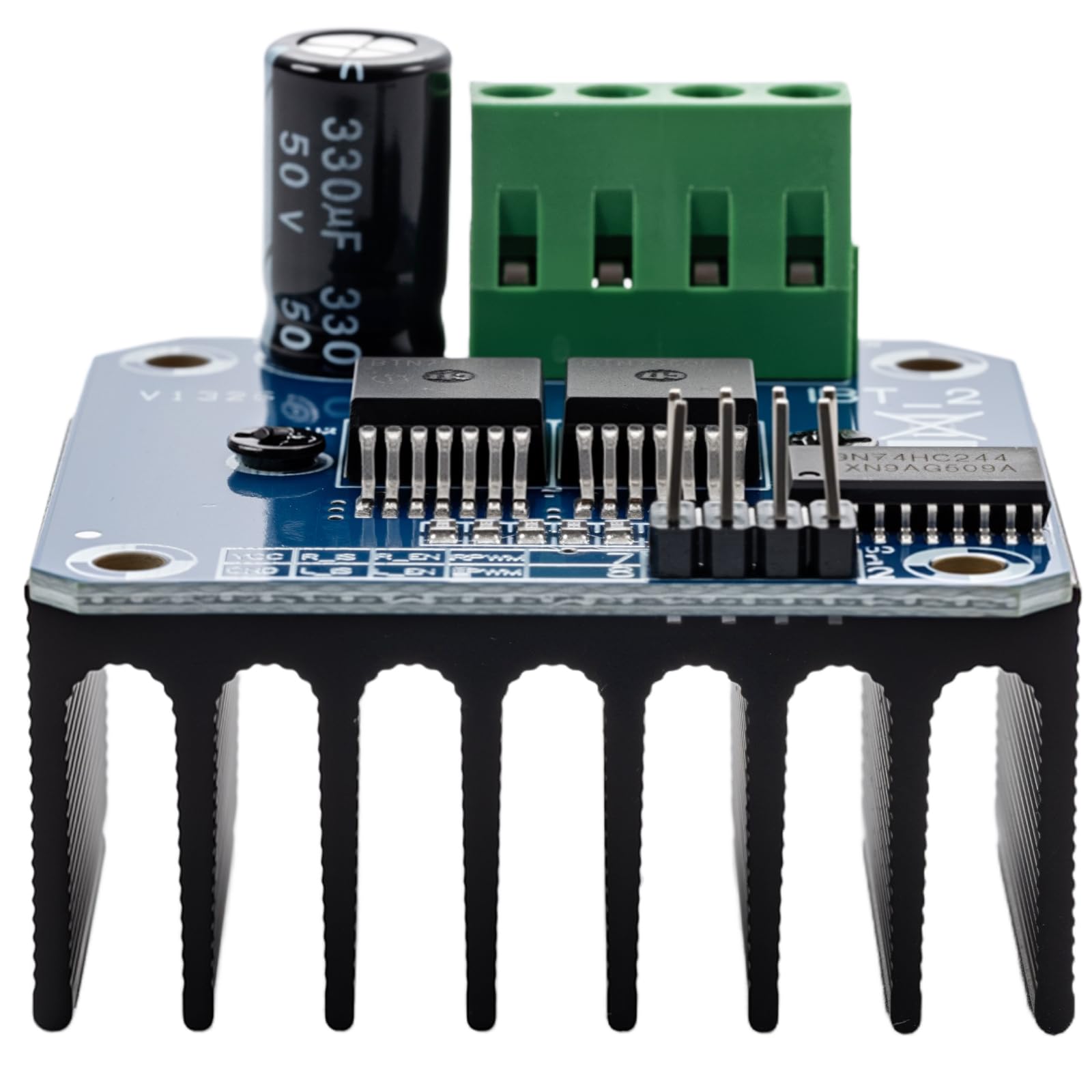 Set di 2 moduli driver motore ad alta potenza BTS7960 43A, ideali per Arduino con funzione di limitazione della corrente e adatti come moduli driver per auto intelligenti