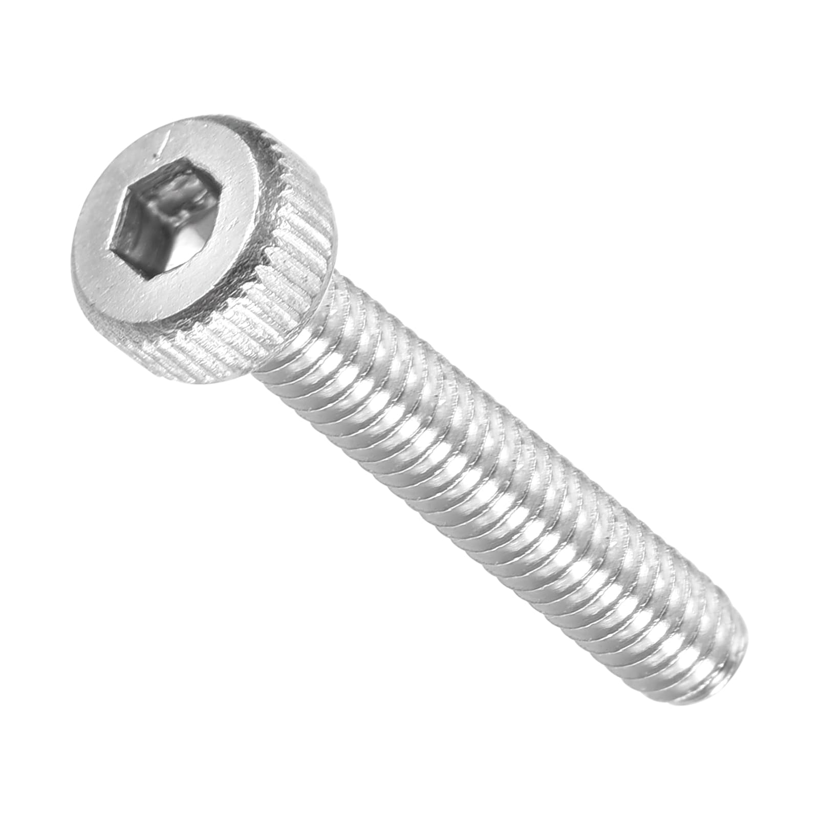 METALLIXITY Socket Head Cap Screw(M2-0.4x16mm) 100Pcs, 304 Stainless Steel Allen Socket Drive Metric - Machine Internal Hex Screw UNC Coarse Thread,