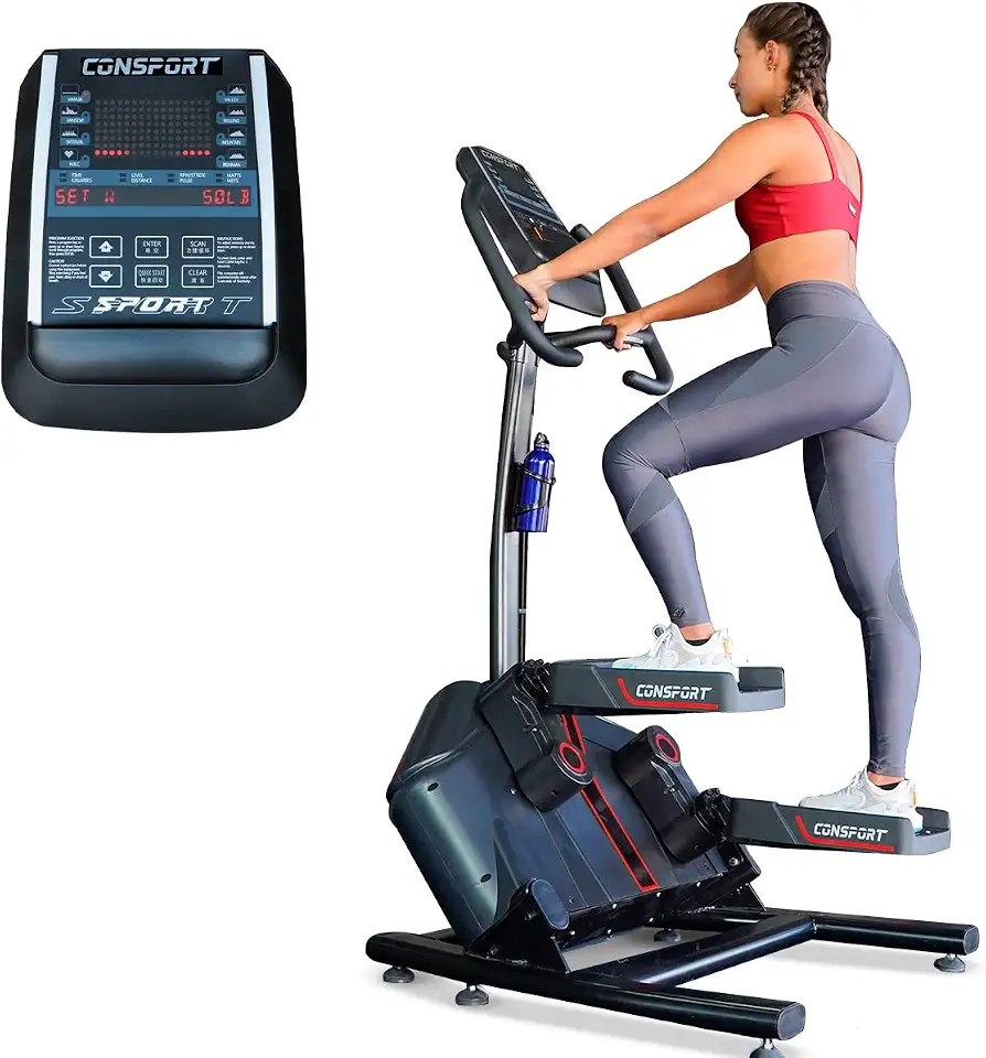 Elíptico Horizontal Simulador Lateral Treino Funcional Movimento Silencioso Consport