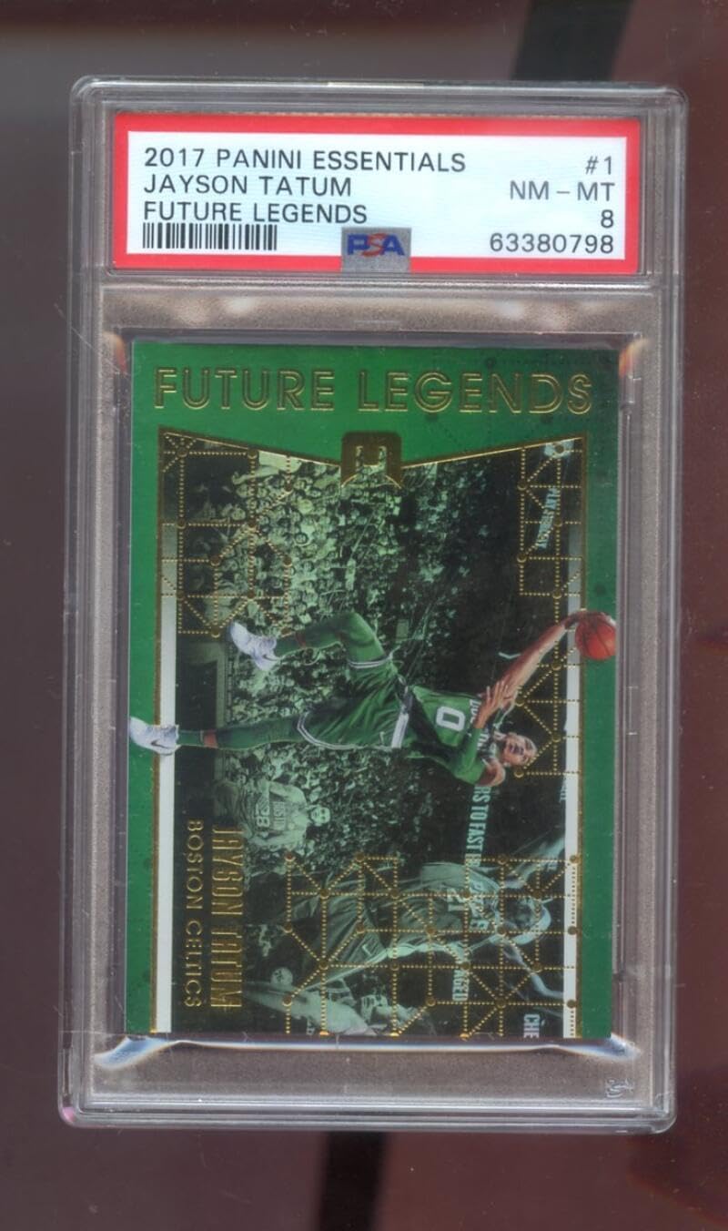 2017-18 Panini Essentials Future Legends #1 Jayson Tatum ROOKIE RC PSA 8 Graded Basketball Card NBA Jason 17-18 Boston Celtics 2017-2018