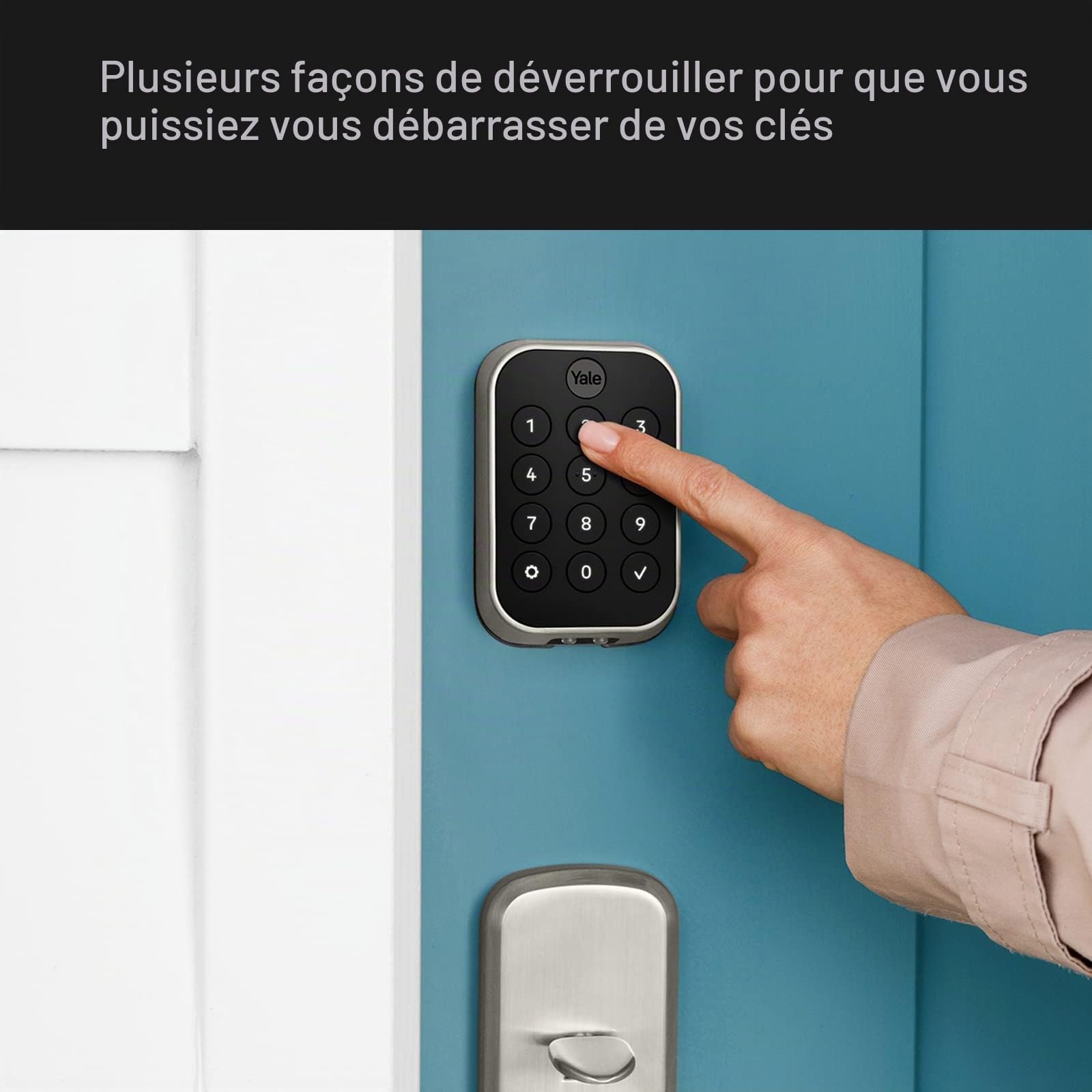 Yale Security Assure Lock 2, Key-Free Keypad Lock with Bluetooth, Oil Rubbed Bronze