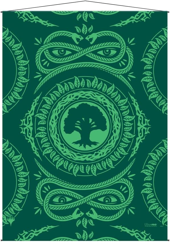 Ultra Pro - Magic: The Gathering Mana 7 Wall Scroll Swamp - Add a Pop of Color to Your Room, Office, Living Room and Show off the Vibrant Artwork to Friends and Family