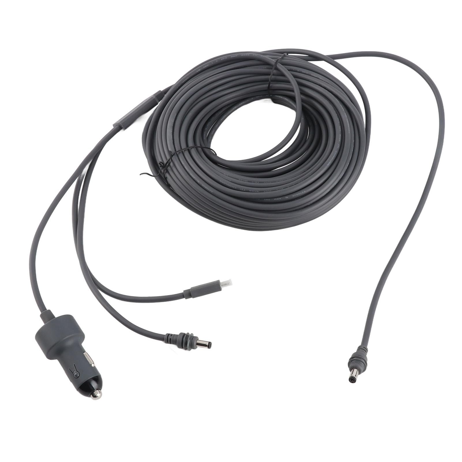 Cavo Adattatore CC Durevole 3 in 1 con Porta per Caricabatteria da Auto, Flessibile e Portatile per Mini Dispositivo Satellitare (#4)