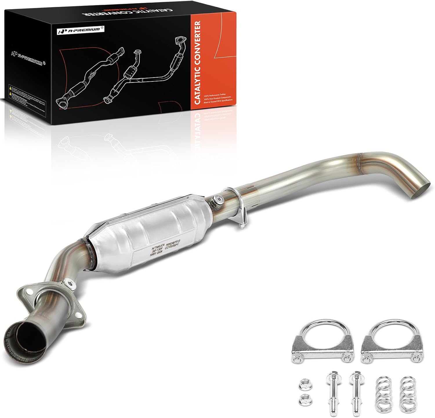 A-Premium Left Catalytic Converter Kit Direct-Fit Compatible with Dodge Ram 1500 2004-2005 5.7L, E.P.A. Compliant