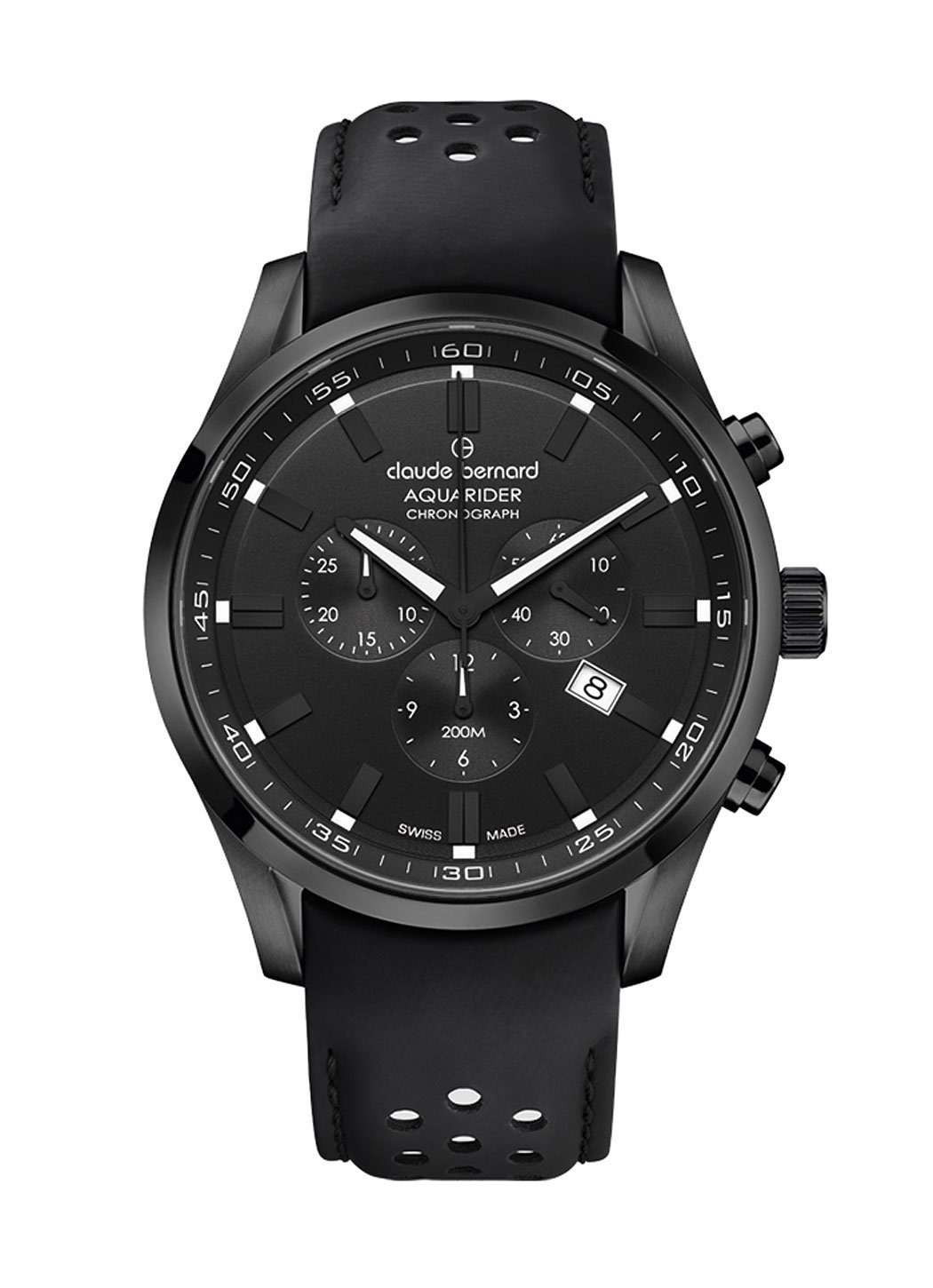 Claude Bernard Men's Sporting Soul Chronograph Watch with Chronograph Date Analogue Quartz 10222 37NC NINOB