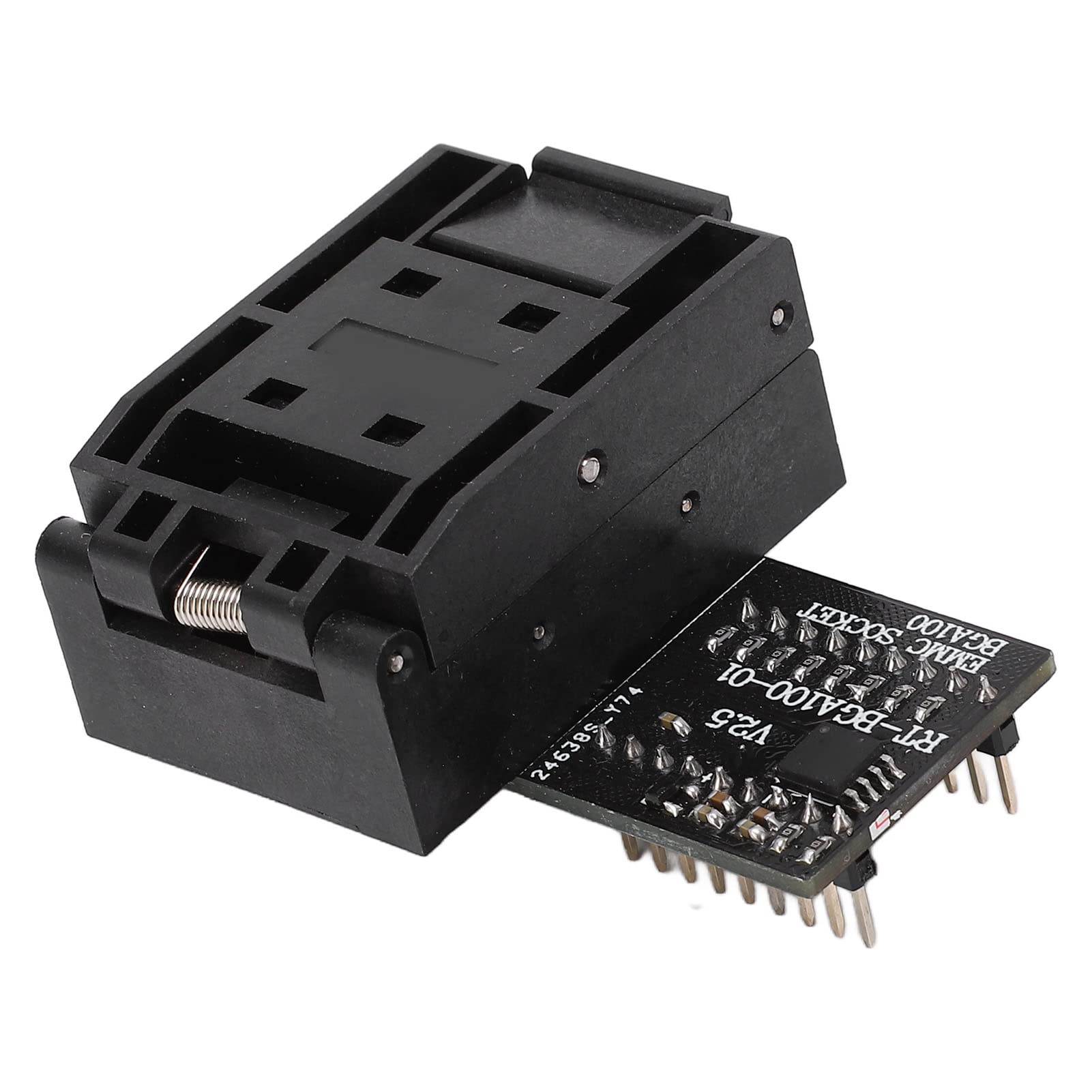 Jeanoko Presa EMMC, protezione da sovracorrente parallela ad alta velocità, controllare accuratamente facile da usare BGA100 affidabile Burn in Socket Adapter per navigazione auto