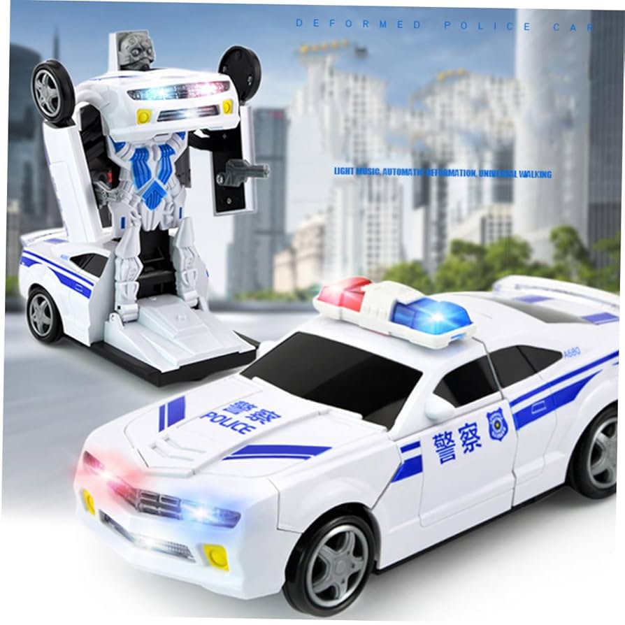 Amazon.co.jp: Totority 1ピーシー電動発光万向変形玩具警車