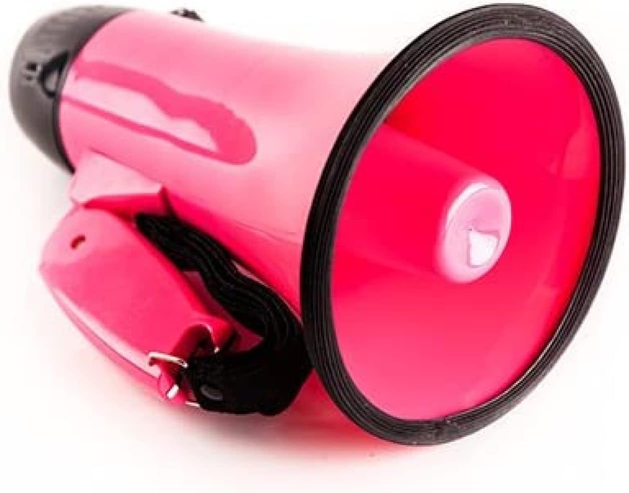 Portable Megaphone Bullhorn 20 Watt Power Megaphone Speaker Voice and Siren/Alarm Modes with Volume Control for Any Outdoor Sports Amplifiers(A)