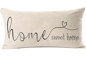 Rectangular Quotes Farmhouse Pillow Covers for Home Décor