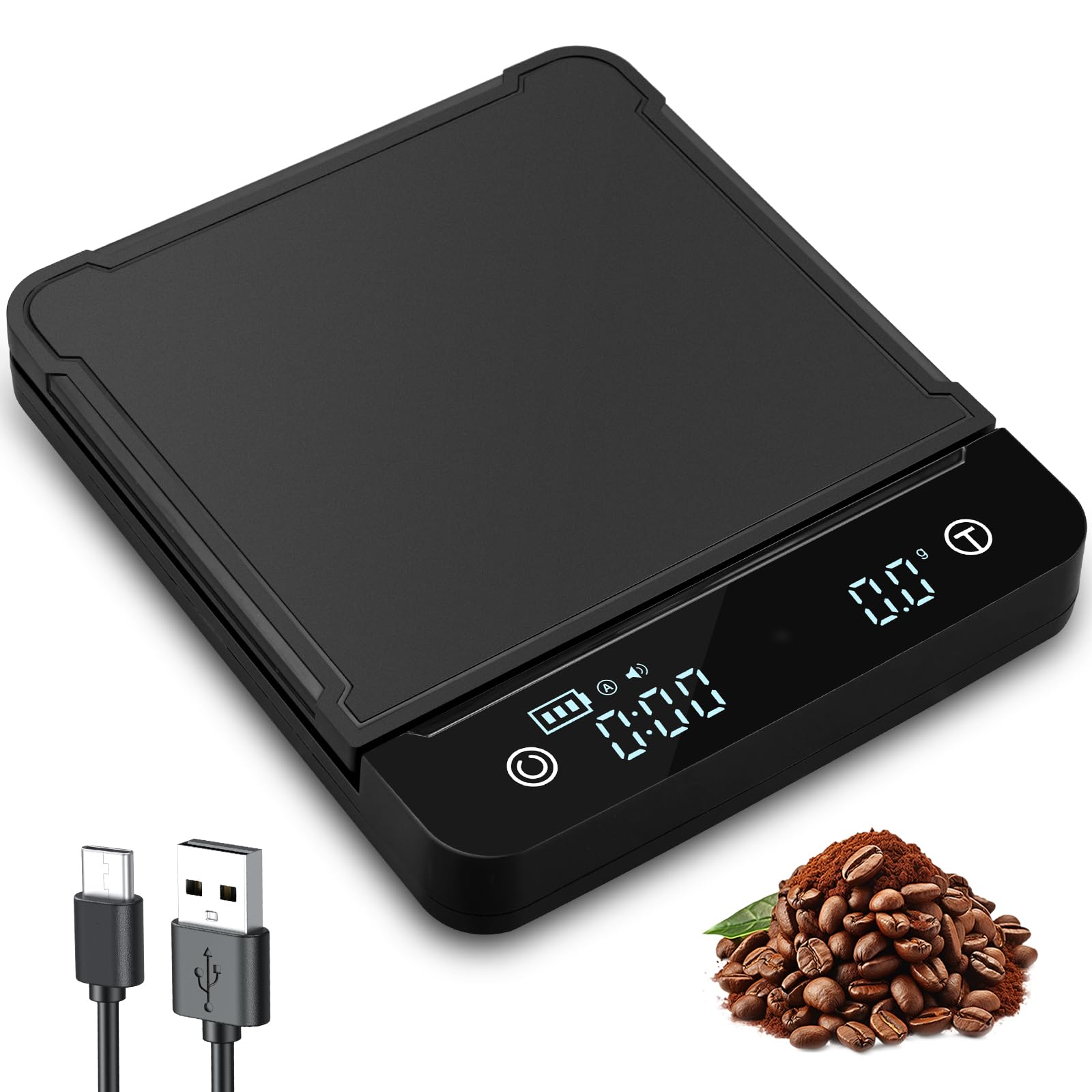 Digitale Küchenwaage Proster 0,1g/3kg Timer LED Display