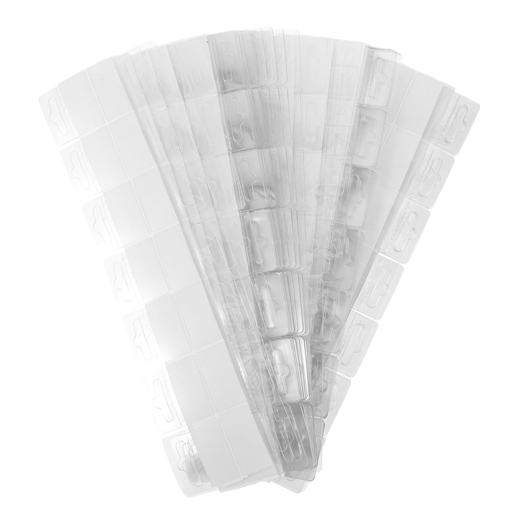 OFFSCH Self-Adhesive Hanging Tabs 500 Pieces Slat Wall Hooks Sticky Hooks for Hanging Retail Display Hangers Ceiling Hooks
