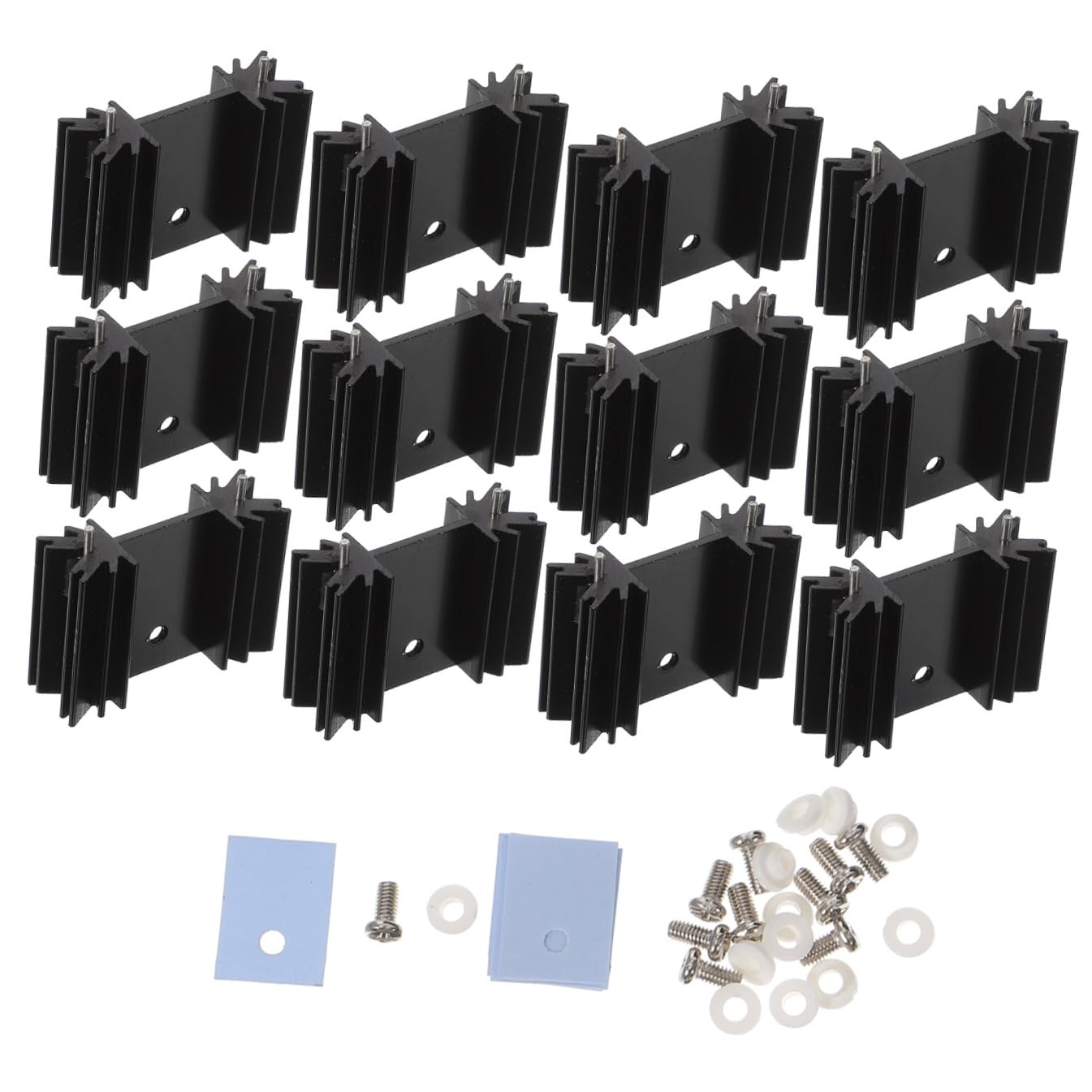 Dissipatore Argento 40 Alluminio To-220 in Pezzi Calore