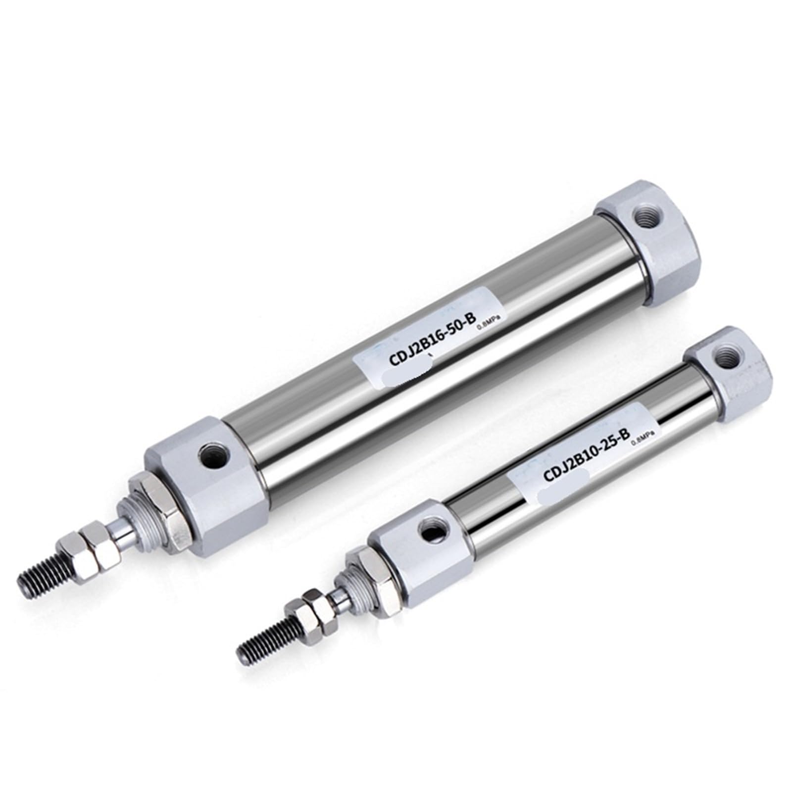 Cilindro neumático de aire de acero inoxidable de doble efecto, vástago simple, diámetro interior de 16 mm, carrera de 10 a 150 mm, CDJ2B16, 1 unidad(Stroke 40mm)