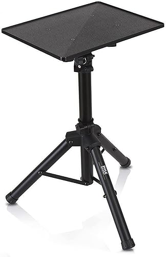 Miniatura 2 de Pyle -PRO Soporte universal para proyector y soporte portátil doble para computadora portátil - Mesa de pie con altura ajustable, diseño ergonómico