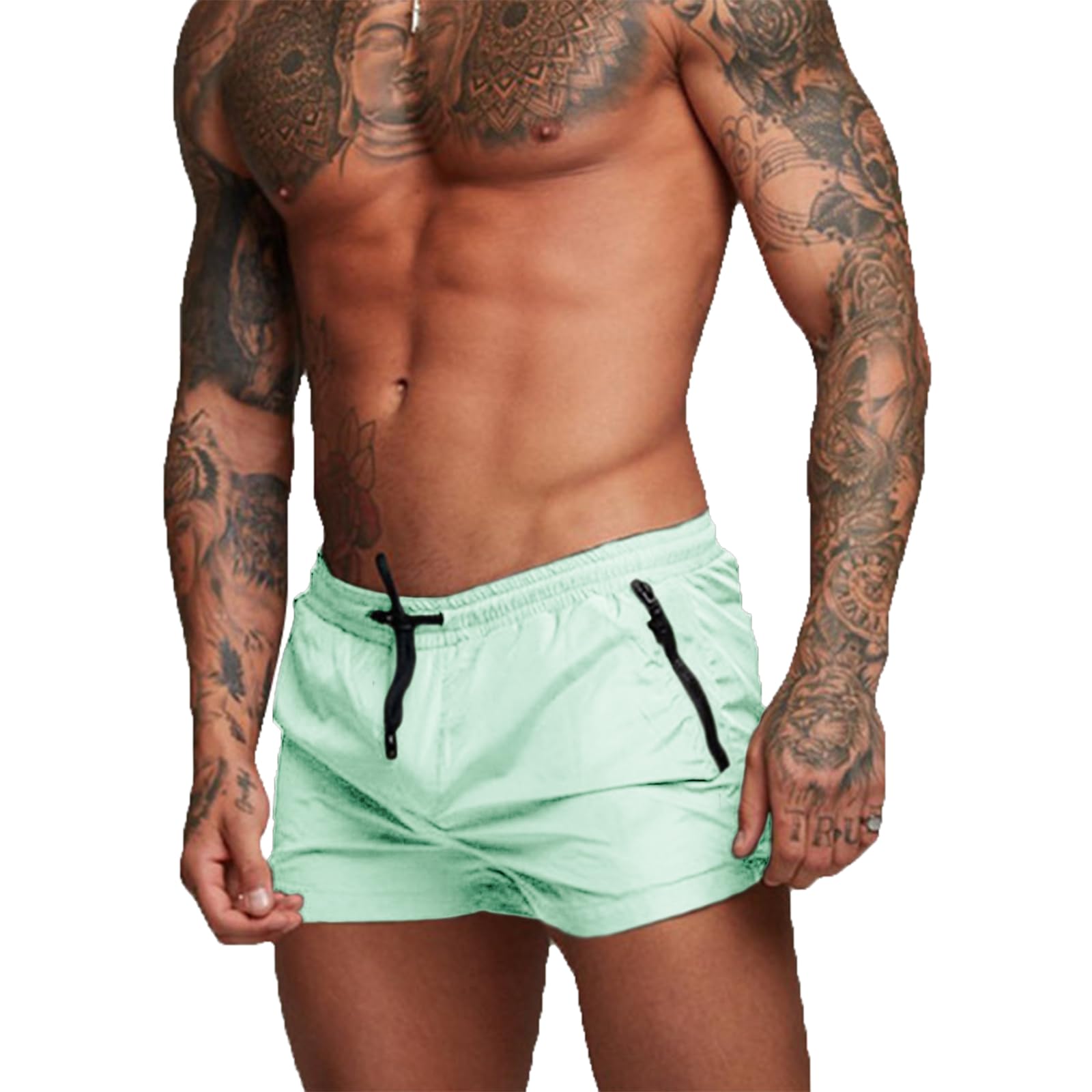 EDOTON Bañador para Hombre, Pantalones Cortos Impermeables Pantalones Cortos de Surf Pantalones de Natación — view 17