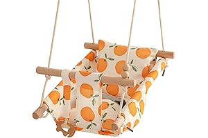 Cozy Canvas Baby Swing: A Safe and Serene Sky Castle for Infants and Toddlers
