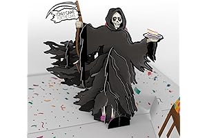 Grim Reaper Dark Humor Birthday Pop Up Card