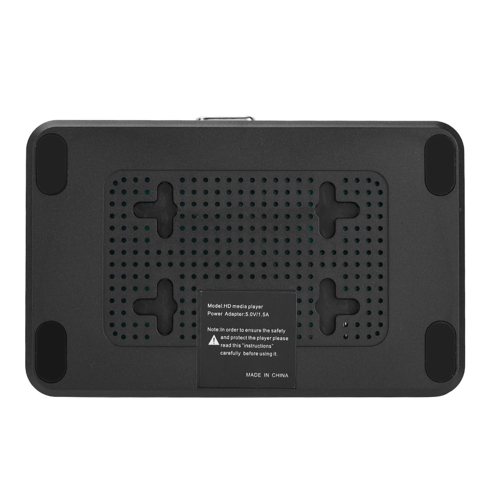 Odtwarzacz multimedialny Mini HD, odtwarzacz multimedialny HDMI 1080P audio i wideo z pilotem na podczerwień (wtyczka EU)