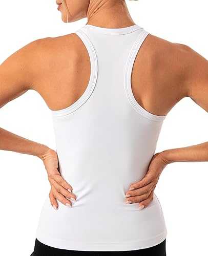 Miniatura 5 de Ukaste Camiseta sin mangas para mujer Studio Essential con cuello redondo y espalda cruzada para yoga