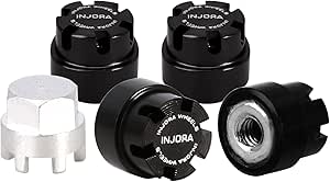 Flex Blades ZXYRC 2/3/4.7/5mm M2 Long Wheel Nuts For 1/24 RC
