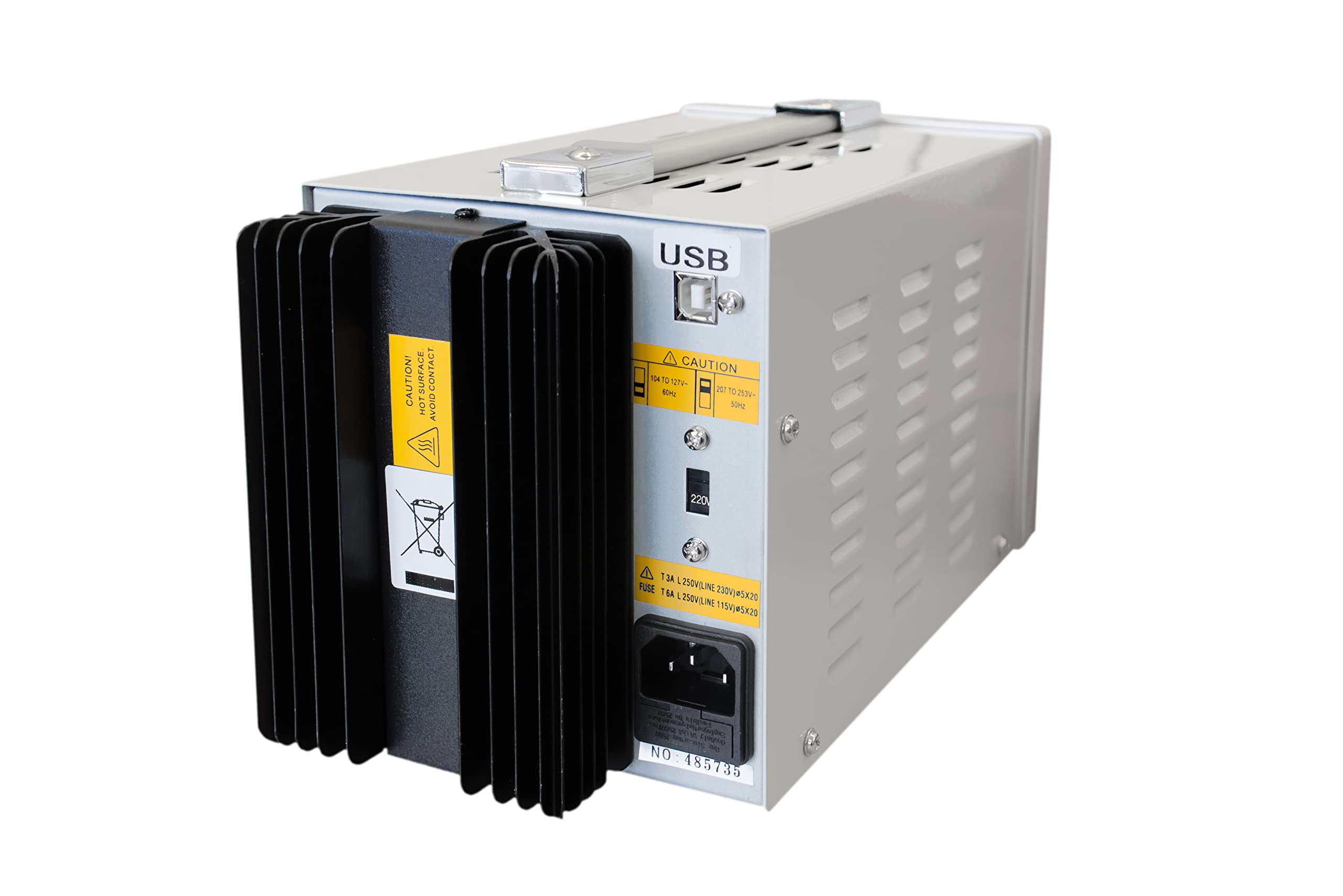 PeakTech 6070 - Alimentation de Laboratoire DC 0-30V / 0-5A, Alimentation Stabilisée à Découpage, Protection contre les Surcharges et les Courts-Circuits, Refroidissement Passif
