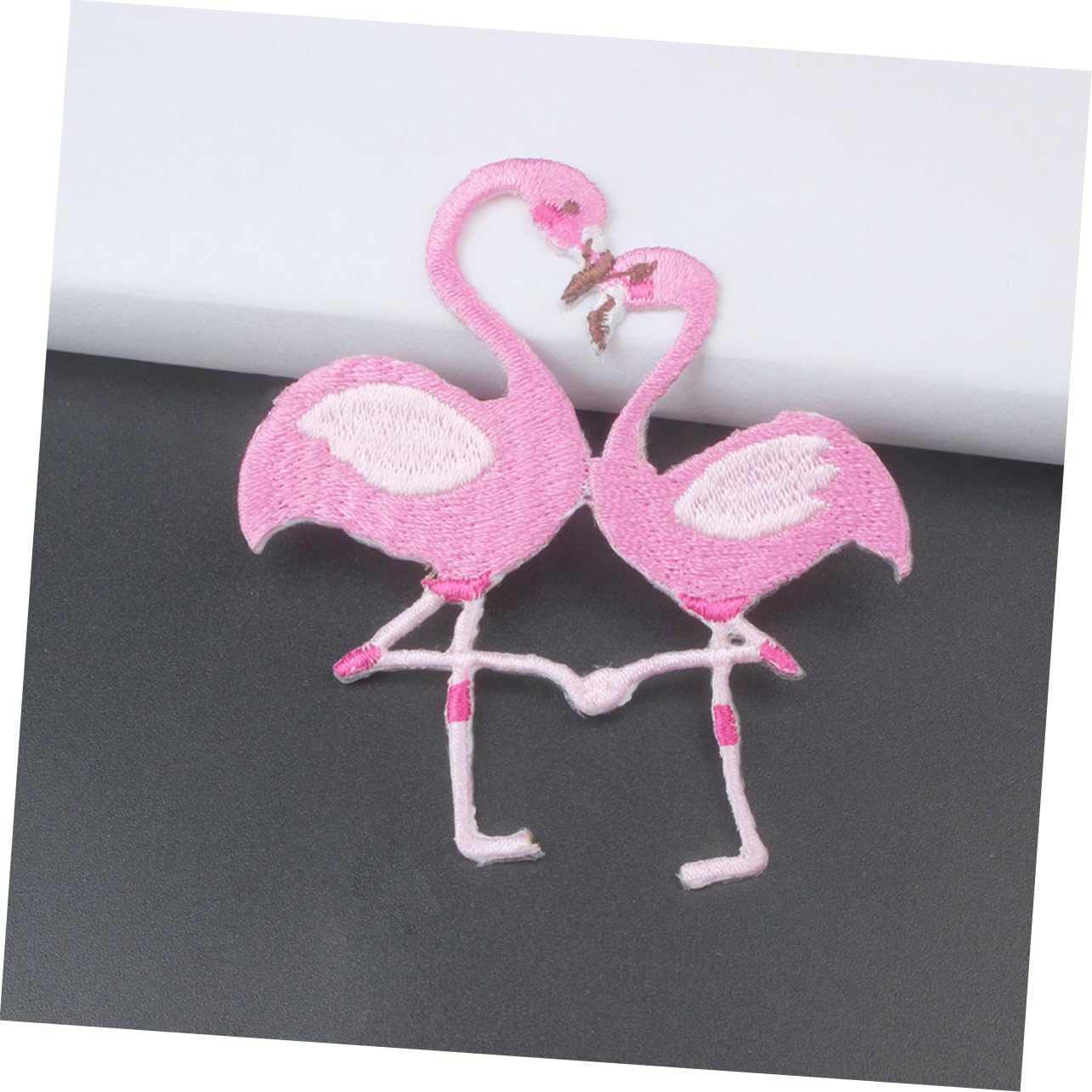 OSALADI 5 Set Toppe Termoadesive Flamingo Per Abbigliamento Accessori Da Applicazioni Ricamate Per Borse Tessuti Facile Da Cucire Decorare 10 Pezzi * 5