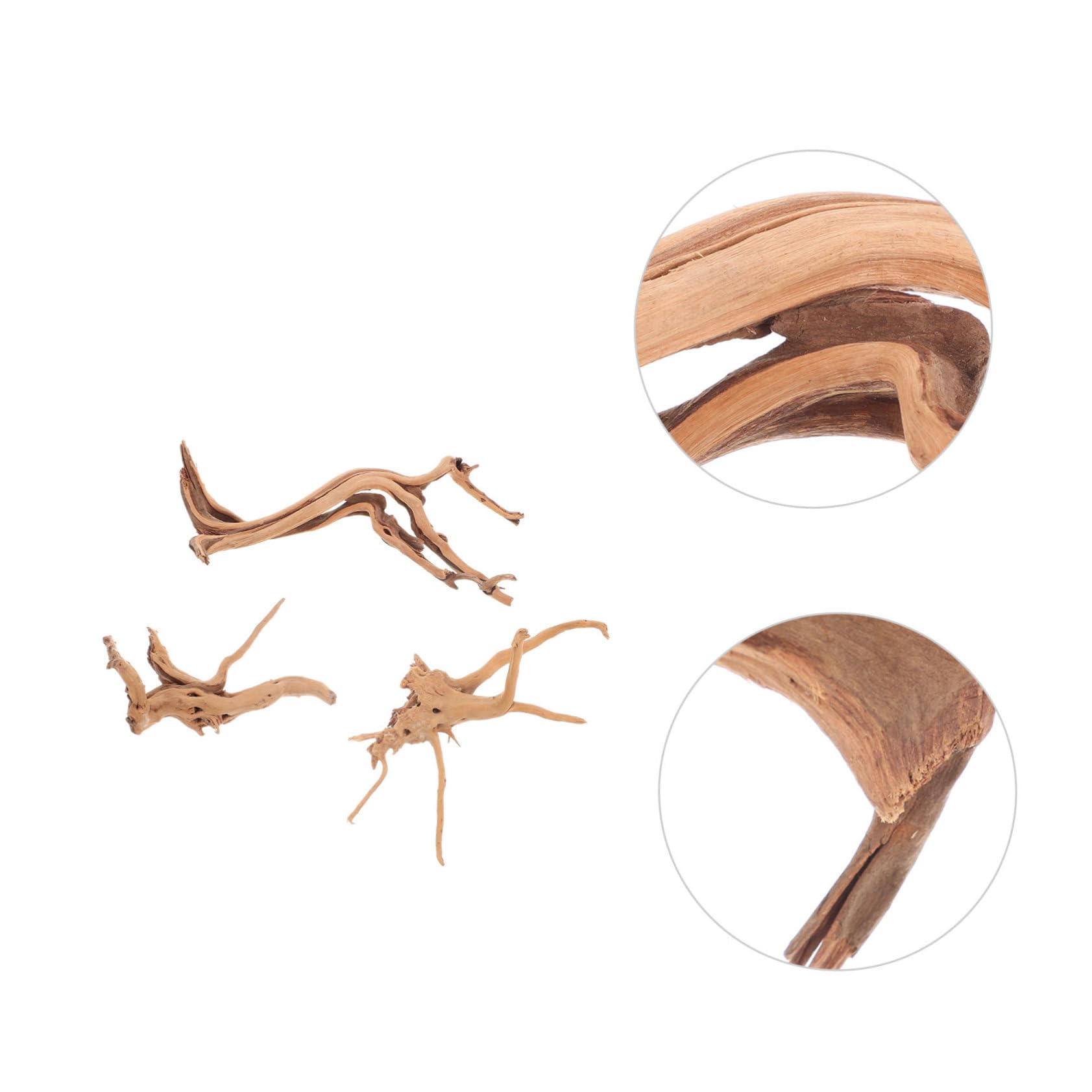 Madera Flotante para Pecera Adornos De Artesanía Natural Decoración Acuario
