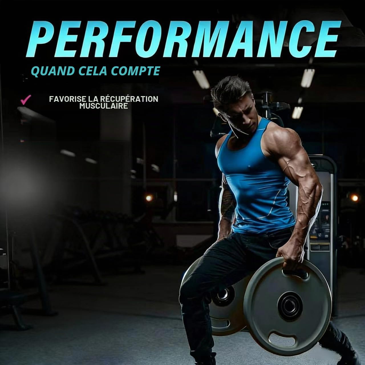 Complexe d'oxyde nitrique, Soutient les muscles et la récupération | améliore la force et l'endurance, l'énergie et la vitalité et favorise la circulation sanguine