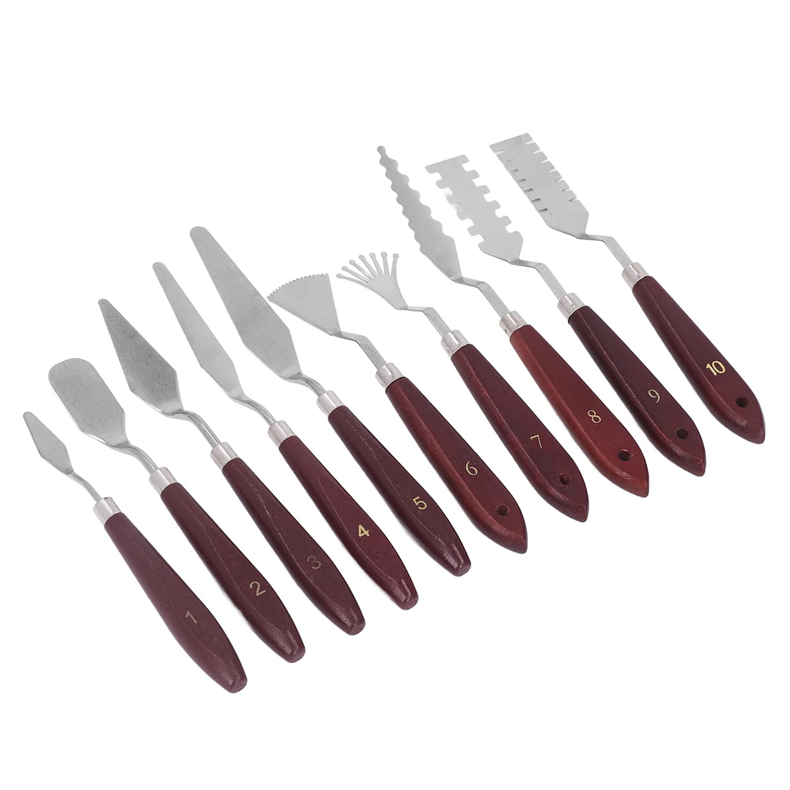 【美品】BARRETT DEBUSK （バレット・デブスク）　スチールアート Amazon.co.jp: 絵画ミキシングスクレーパー 10個 ペインティングナイフ