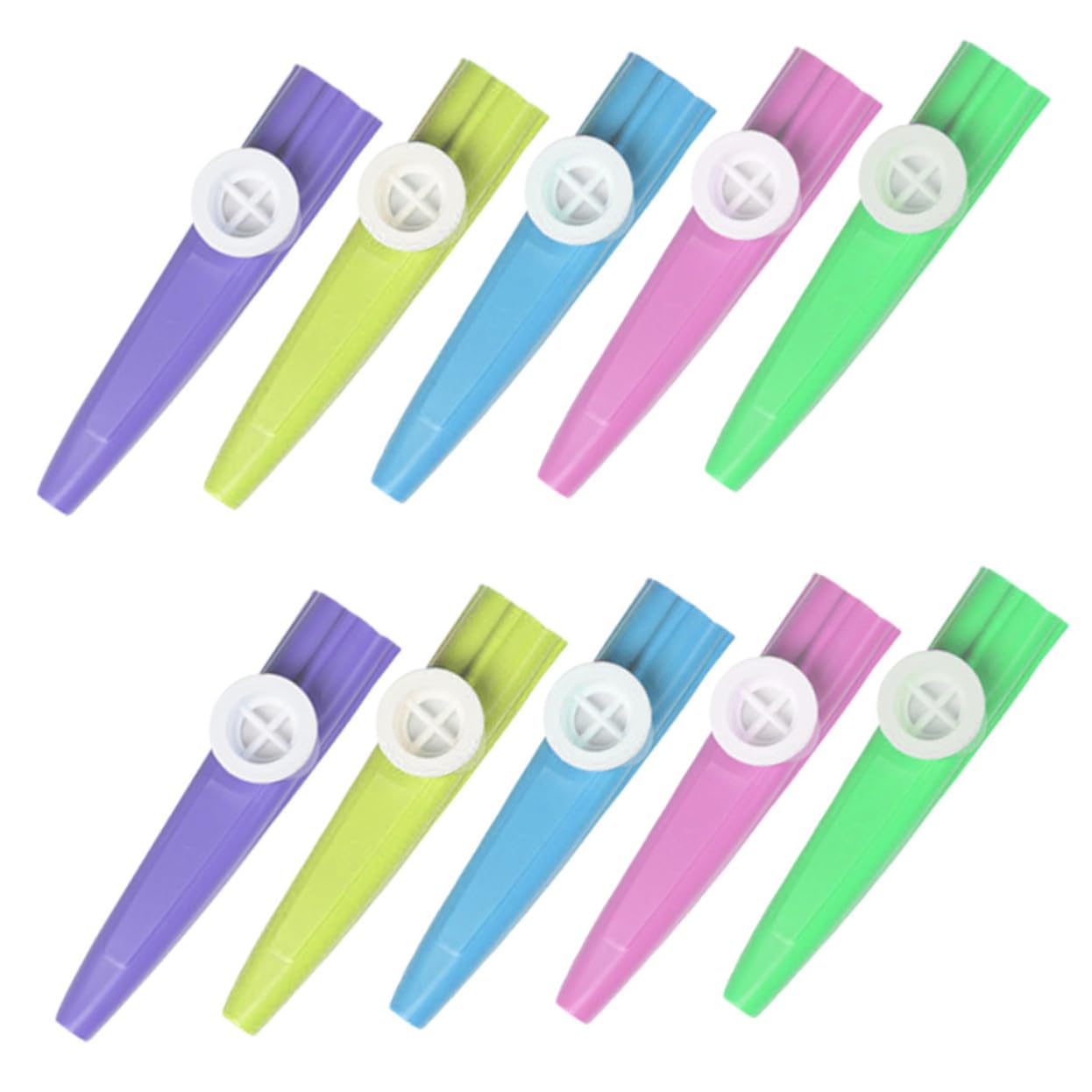 Vaguelly Kinder Kazoo Musikinstrument 50 Stück Kunststoff Kazoos Für Kinder Leicht Zu Spielen Lernspielzeug Für Musikförderung Und Freizeitaktivitäten