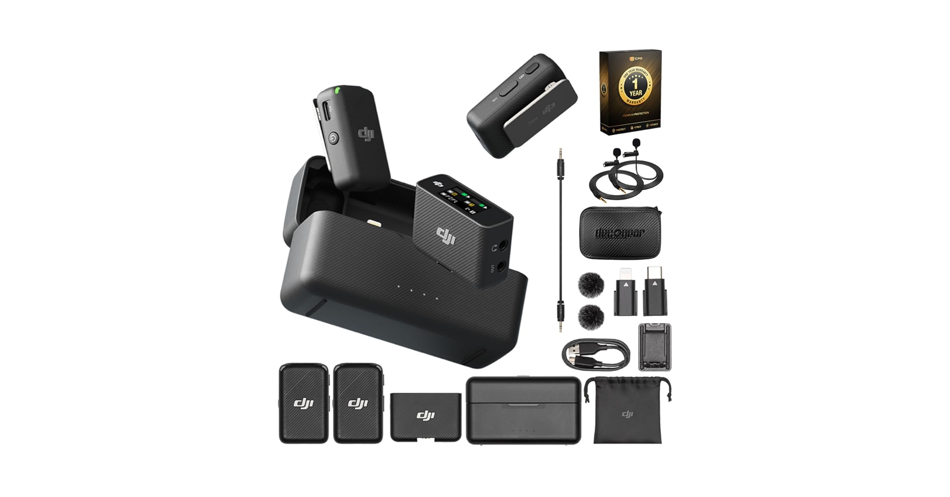 dji mic 美品 Amazon.com: DJI Mic Wireless Microphone System and Audio