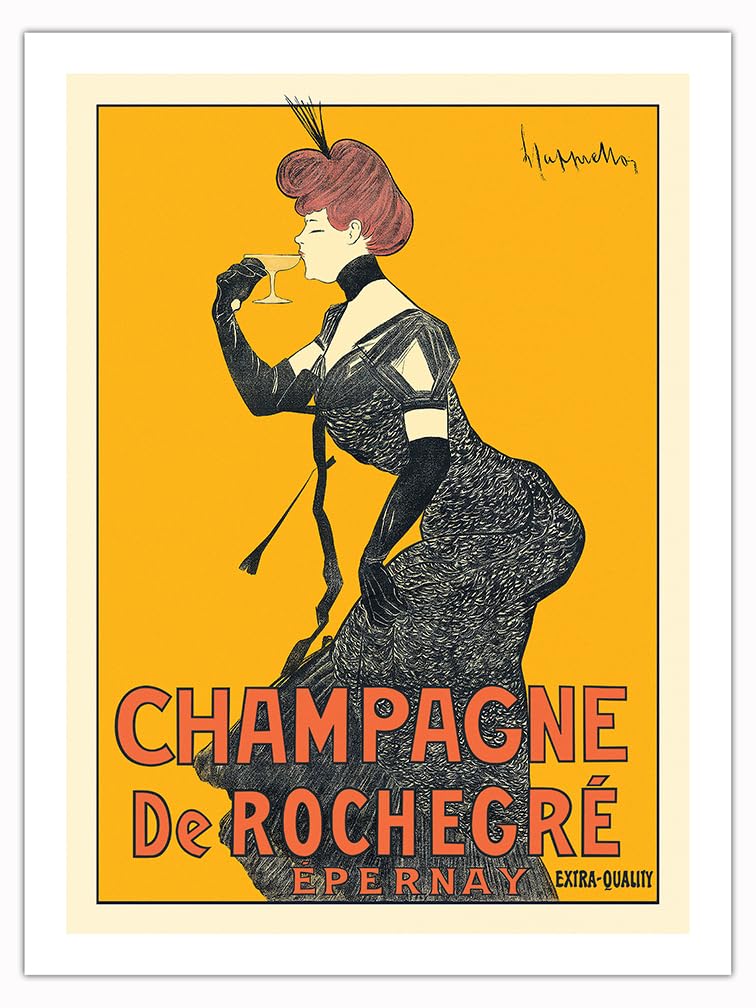 Amazon.com: Champagne De Rochegres Matte Art Print | Vintage