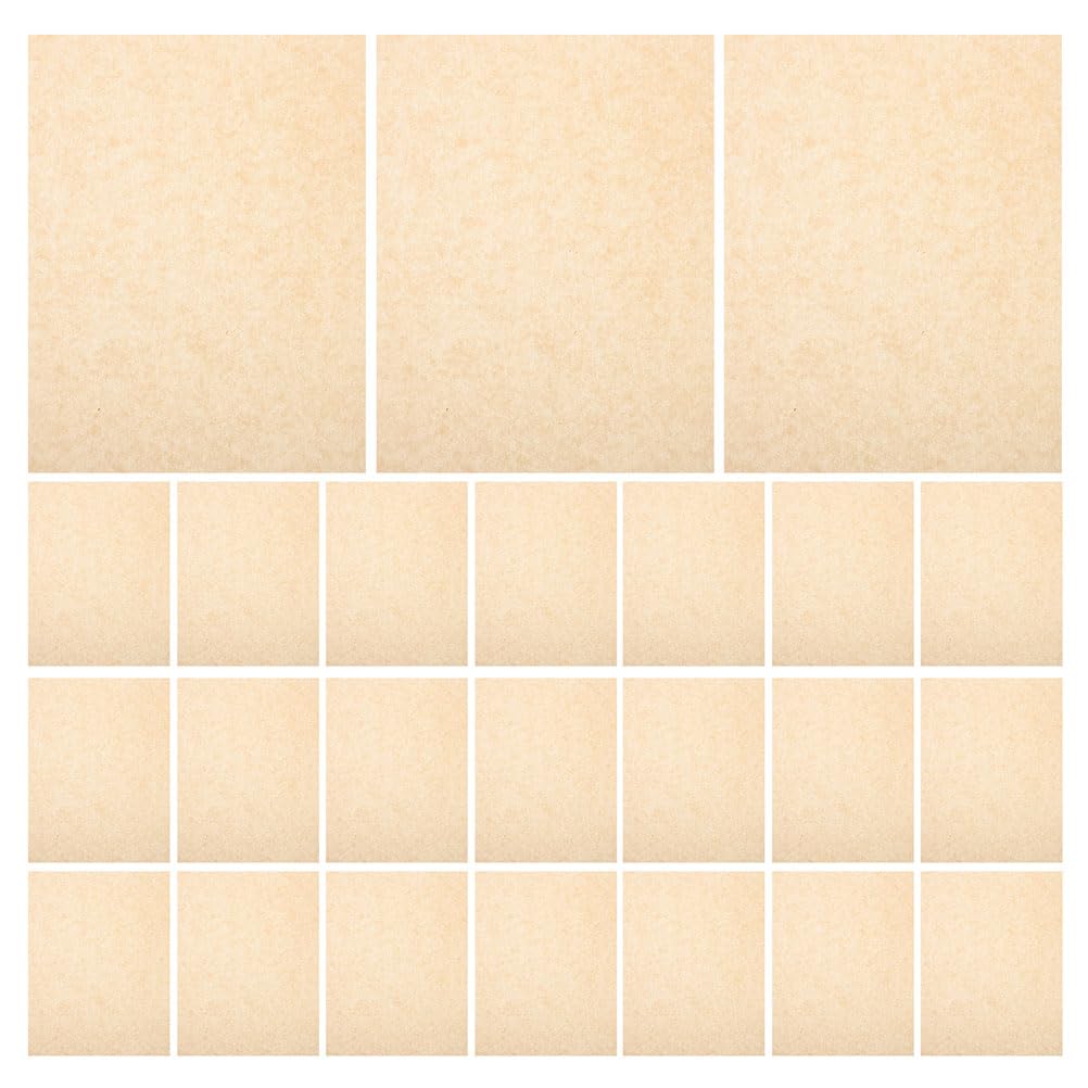 Papier Sulfurisé 500 Pièces en Papier Anti-graisse, Feuilles Épaisses
