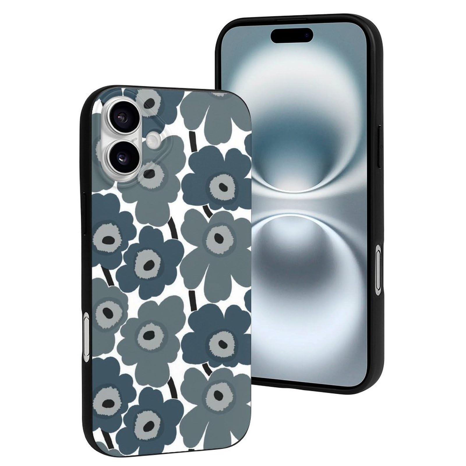 Amazon.co.jp: IPhone16用 ケース マリメッコ 花柄 iPhone 16 Plus