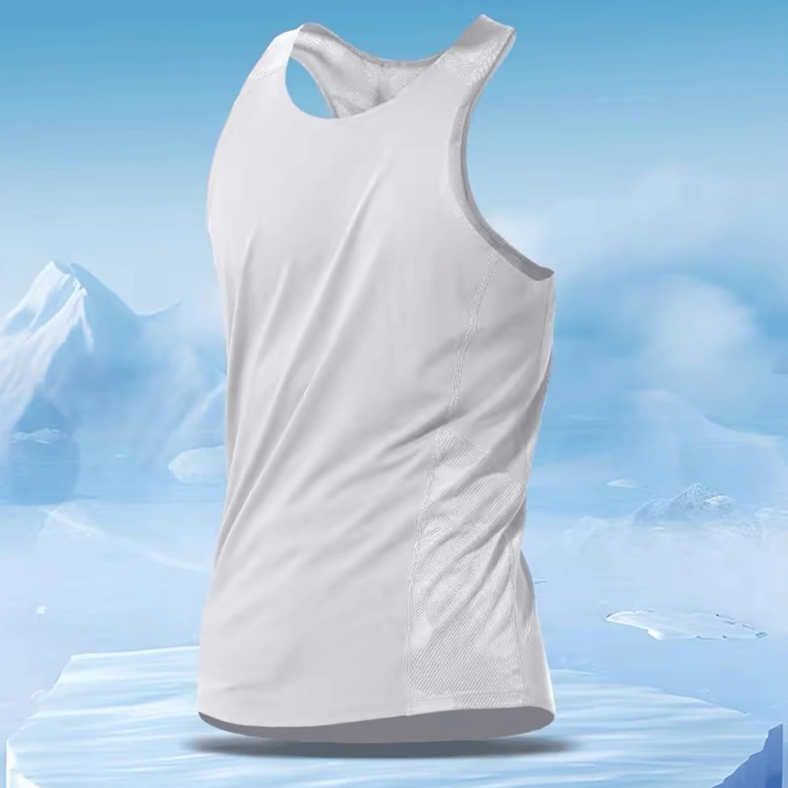 CHUNOTU - Paquete de 3 camisetas sin mangas para hombre, secado rápido, transpirables, atléticas, para entrenamiento, correr, verano, camiseta sin mangas