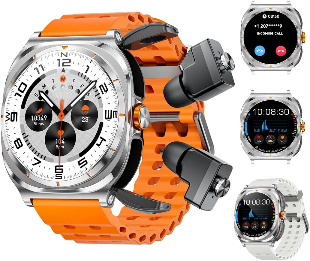 FANCHENGZI Smartwatch with Earbuds | IP67 Waterproof, 100+ Sports Modes FANCHENGZI Smartwatch with Earbuds | IP67 Waterproof, 100+ Sports Modes