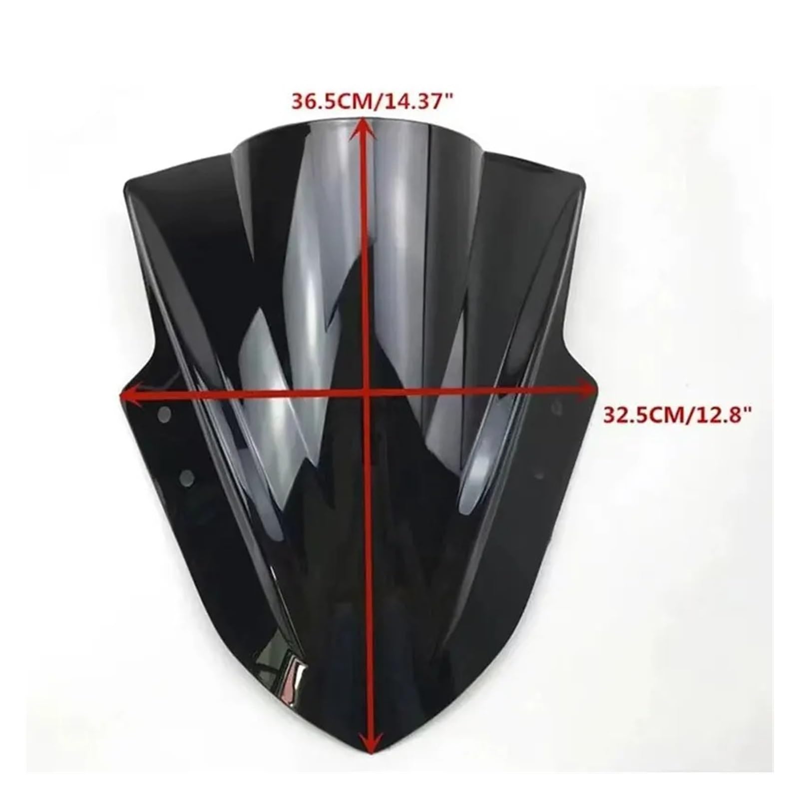 Paravento Universale Moto Per BAJAJ Pulsar NS200 RS200 Dominar 400 Staffa Regolabile 7/8 "22mm Manubrio Parabrezza Deflettori Parabrezza(Smoke)