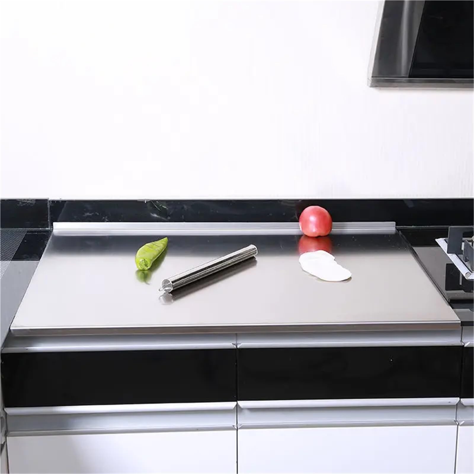 Tabla De Cortar Acero Inoxidable Tabla de cortar acero inoxidable 304: for cocina, que sirve como panel for amasar, enrollar y hornear(60 60cm,1.5mm thikness)