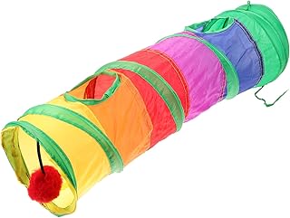 FRCOLOR Túnel De Gato Brinquedos De Brinquedo Túnel De Gato Túneis De Gato Ao Ar Livre Para Gatos Internos Cama De Dormir De Gato Túnel De Coelho Túnel De Gato Confortável Tubos E Túneis