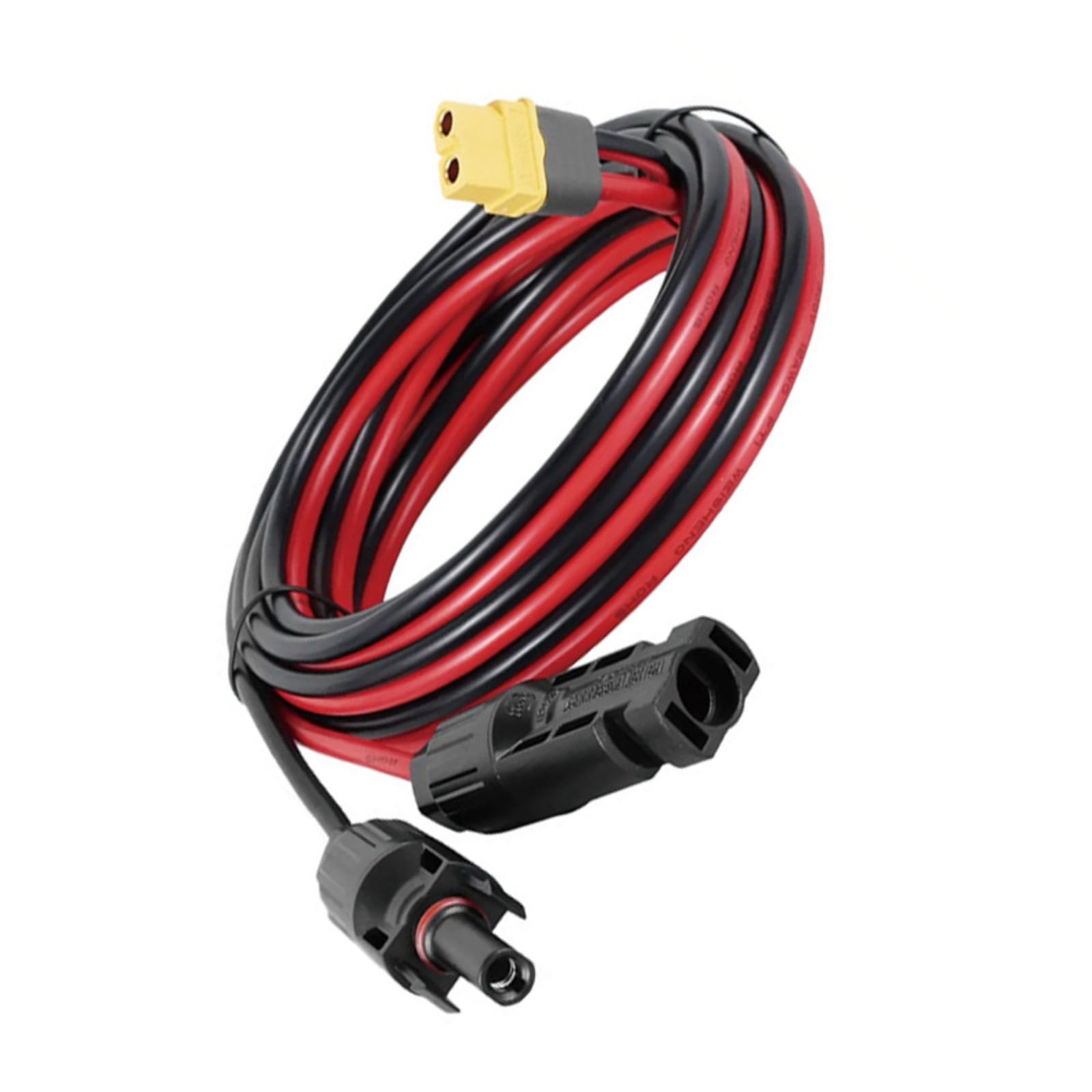 Hgenahgtf 2M Robust Solar Cable 14Awg Plated Copper Wire 600V For Energy Transmission High Temperatures Solars Power Solars Energies Connectors