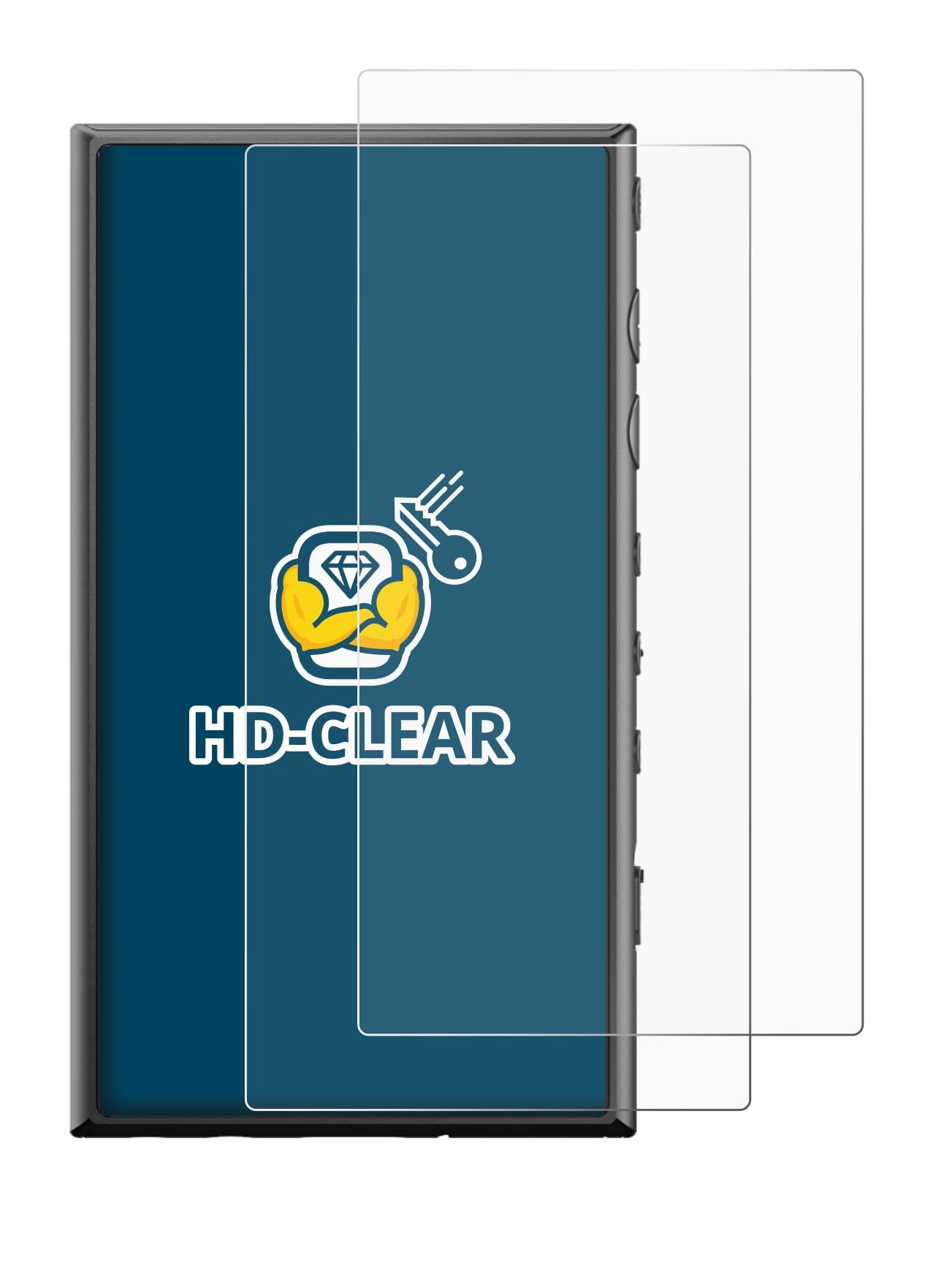 2 Pellicole Protettive Per Sony Walkman NW-A306 - Trasparenti, Anti-Graffio E Anti-Impronte, Made In Germany - Foto 8