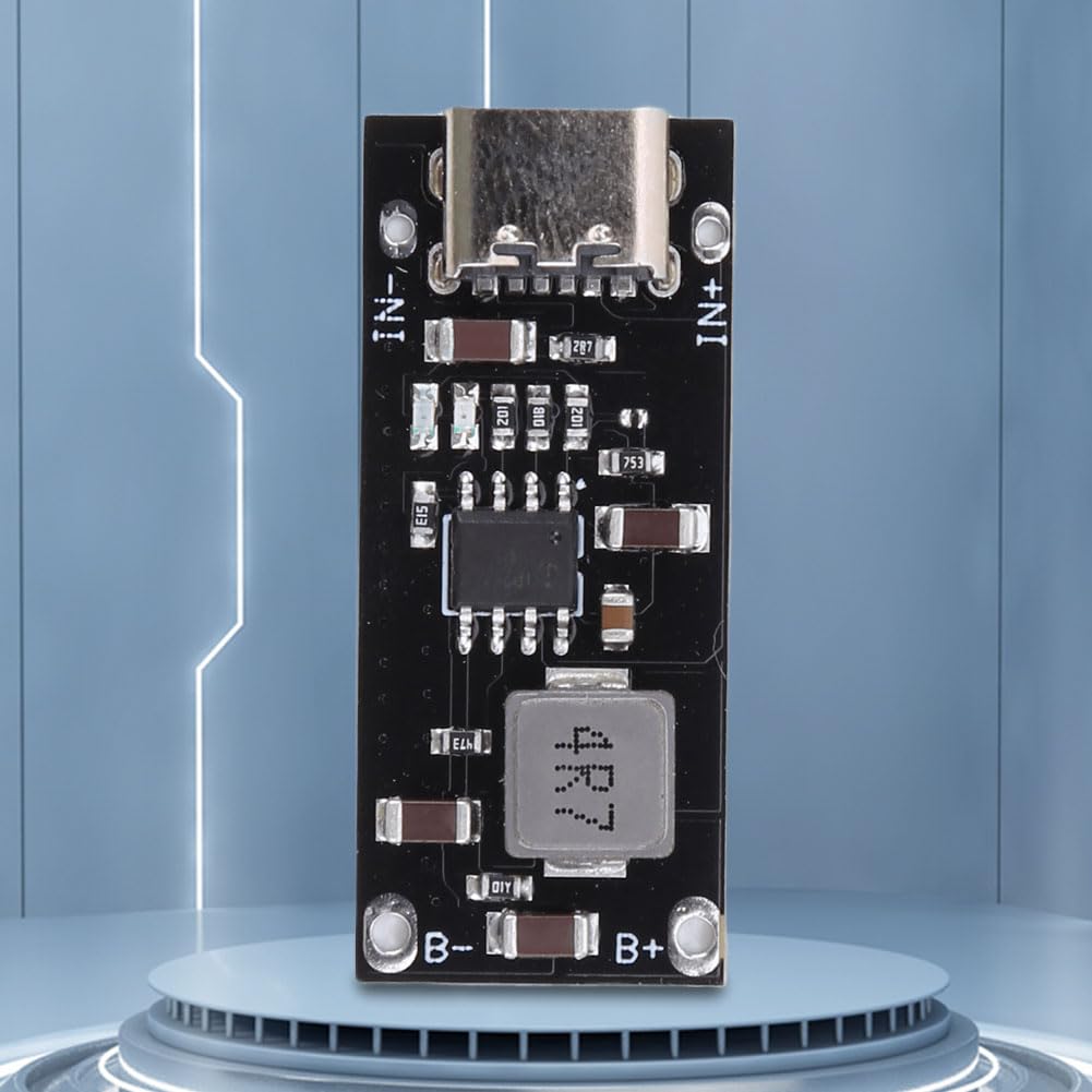 Lot De 5 Cartes De Charge/décharge TP4057 1A 3.7V Pour Batterie Lithium - Avec Protection Et Port USB Type-C - 11