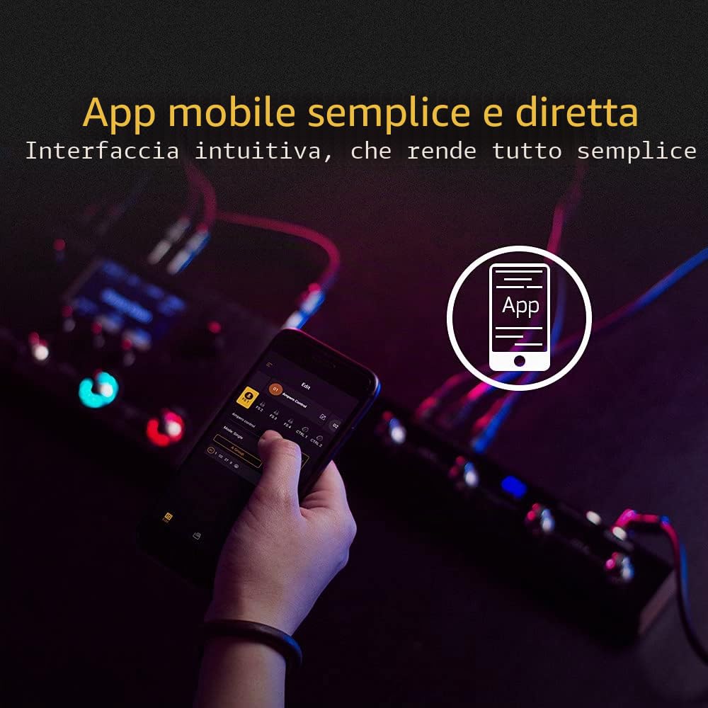 HOTONE MIDI Foot Controller pedale Bluetooth Ampero Control 4 tasti