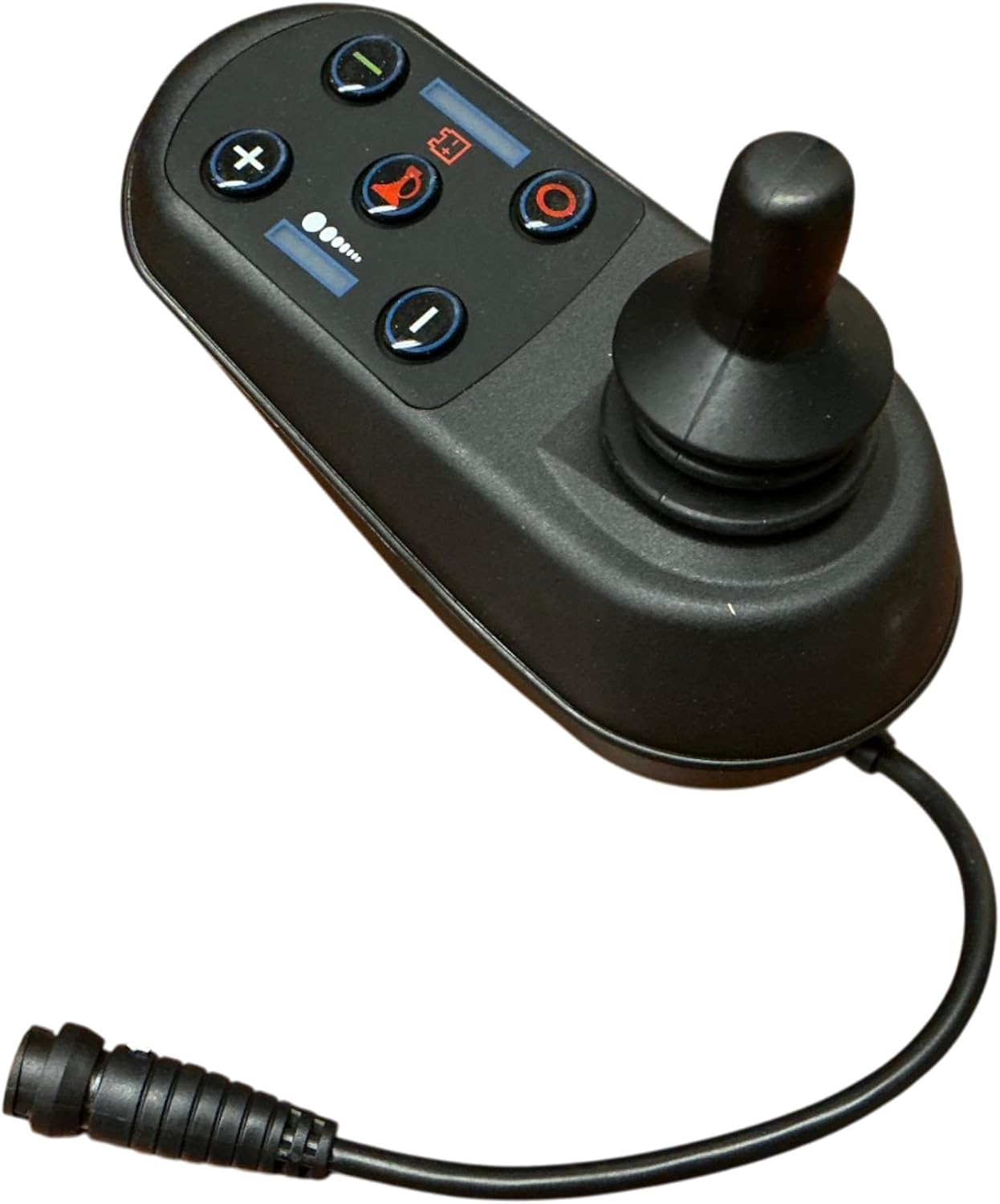 24 Volt Joystick Controller for Folding Compact Lightweight Power Wheelchair, Compatible with Brushless Motors (Joystick with Bracket)