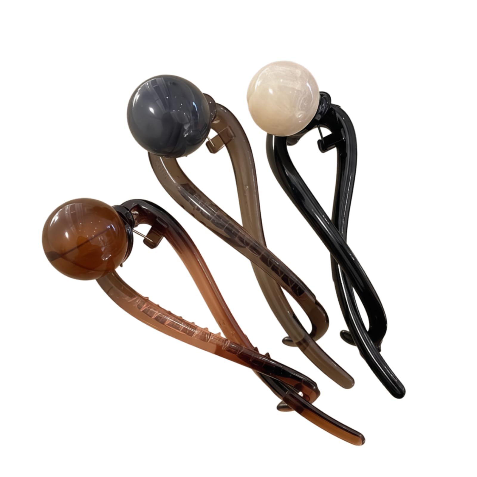 Elegant Pearl French Hair Barret French Twist Hairstyling Accessory for Women & Girls - Non-slip Hair Pin & Claw Clip with Double-claw Claw Design-image-38