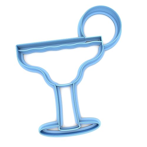 Inc Margarita with Lime Cookie Cutter - Dishwasher Safe (6")